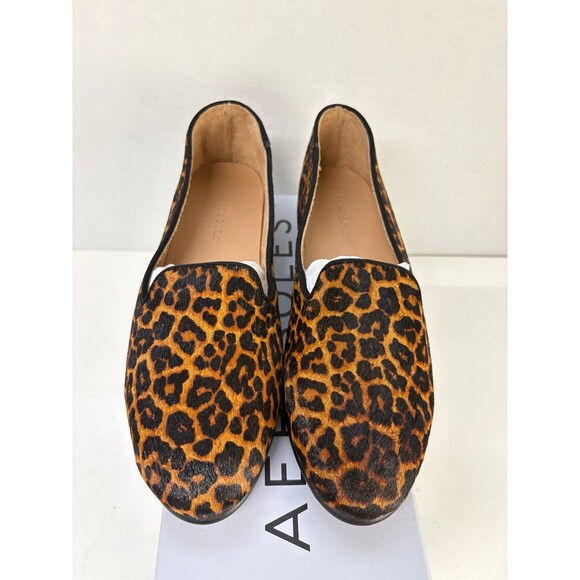 Aerosoles Women's Betunia Leopard Tan Cow Fur Print Slip-On Loafers Flats 9.5M - Picture 5 of 6